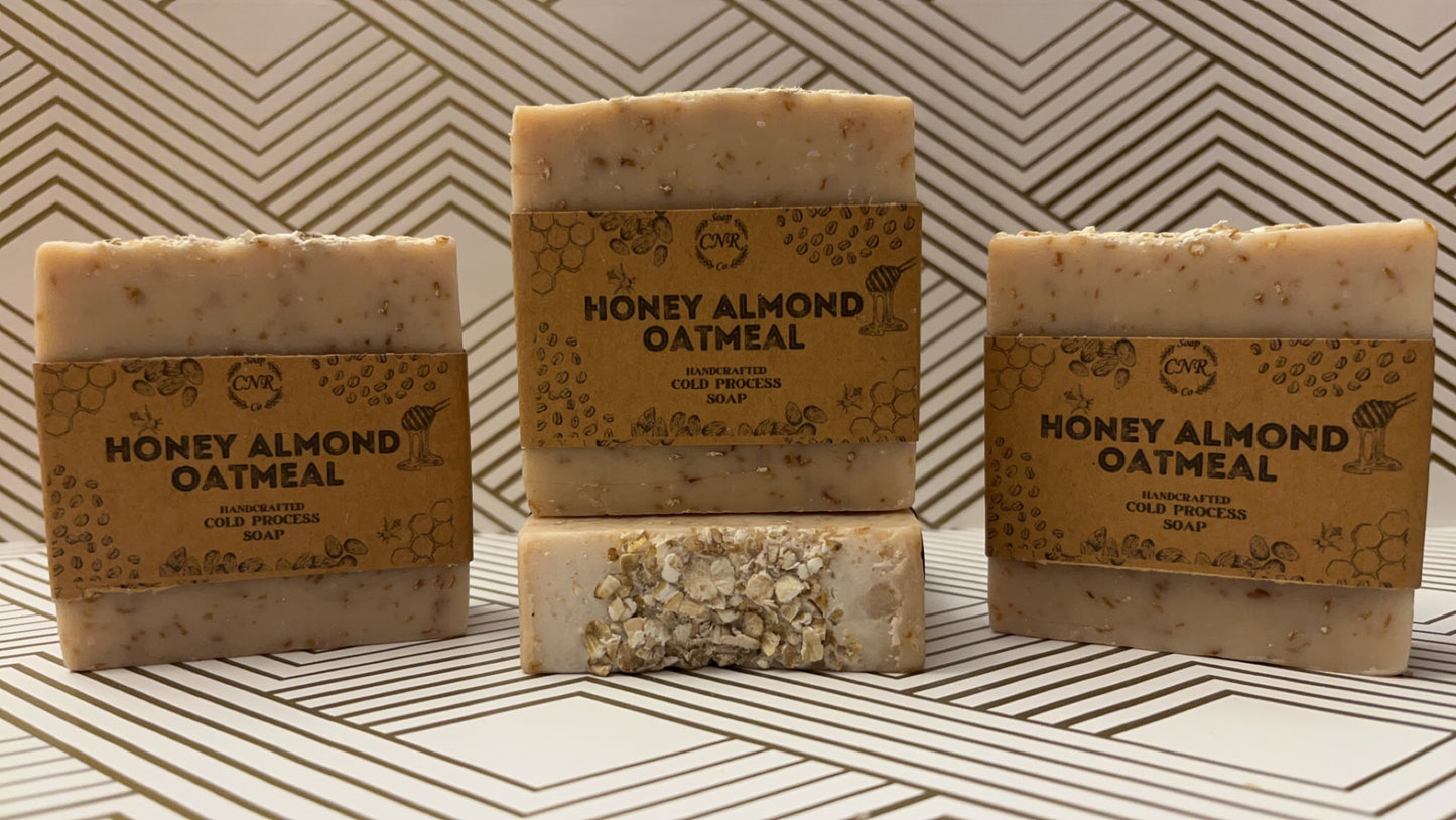 Honey Almond Oatmeal Bar Soap